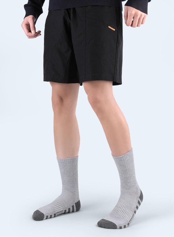 Airacker Athletic Socks Sport Running Calf Socks Performance Cushioned Breathable Crew Socks for Men Women(6 Pairs) - Image 5